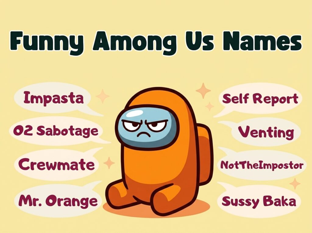 Funny Among Us Names