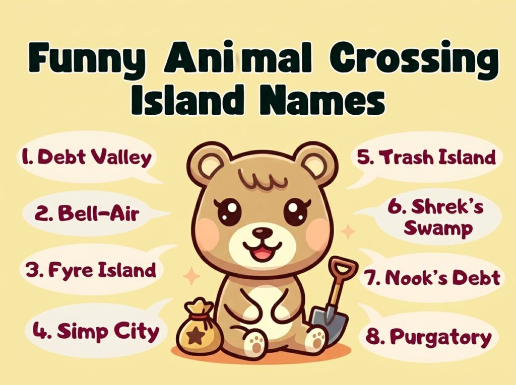 Funny Animal Crossing Island Names
