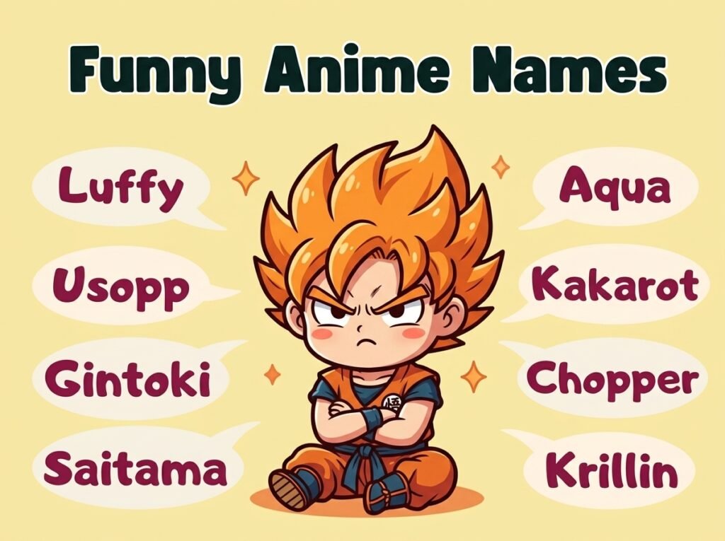 Funny Anime Names