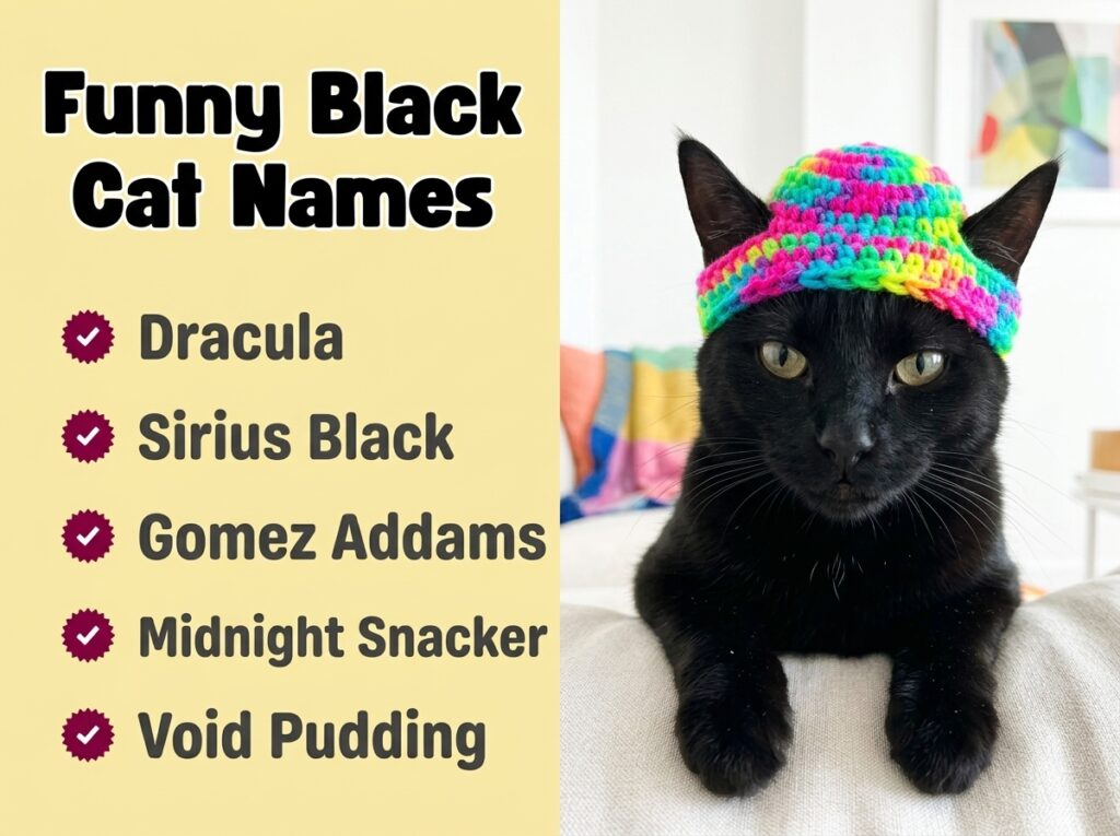 Funny Black Cat Names
