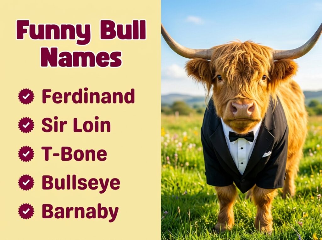 Funny Bull Names