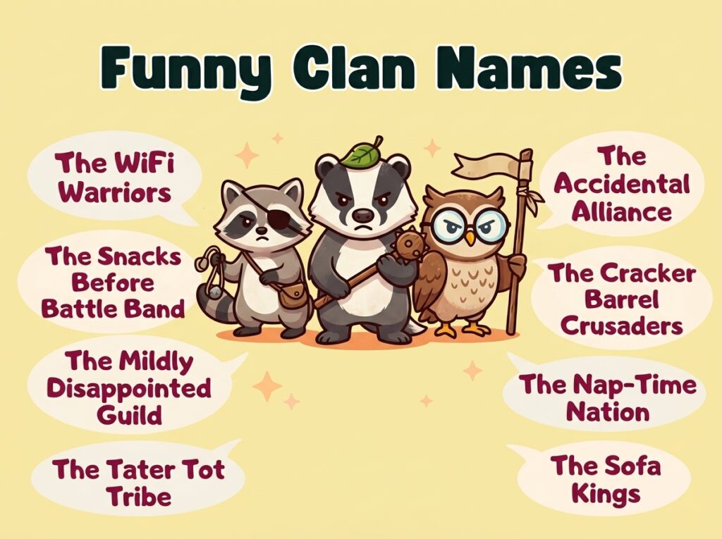 Funny Clan Names