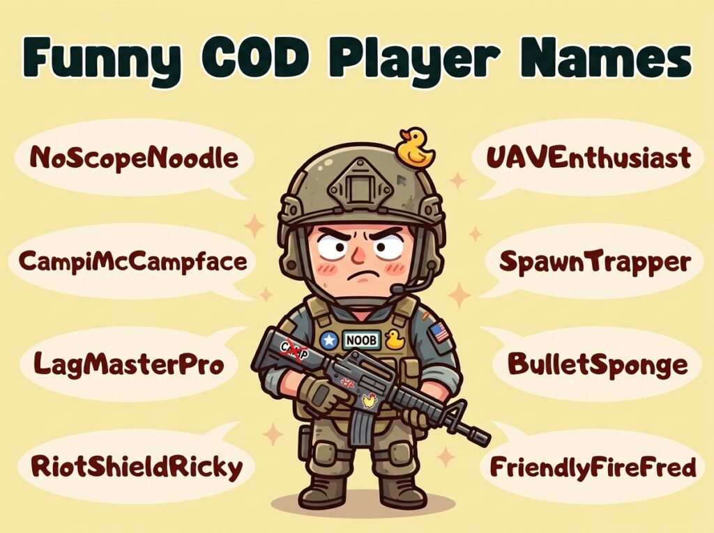 Funny COD Names