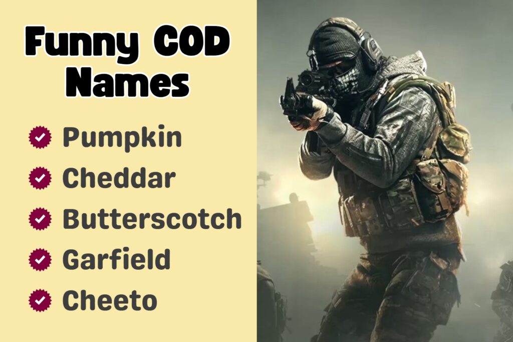 Funny COD Names