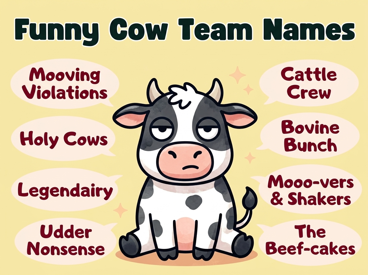 Funny Cow Team Names