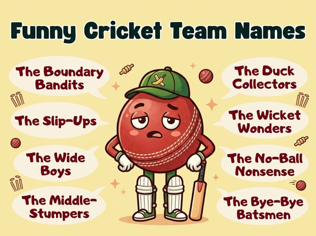 Funny Cricket Team Names