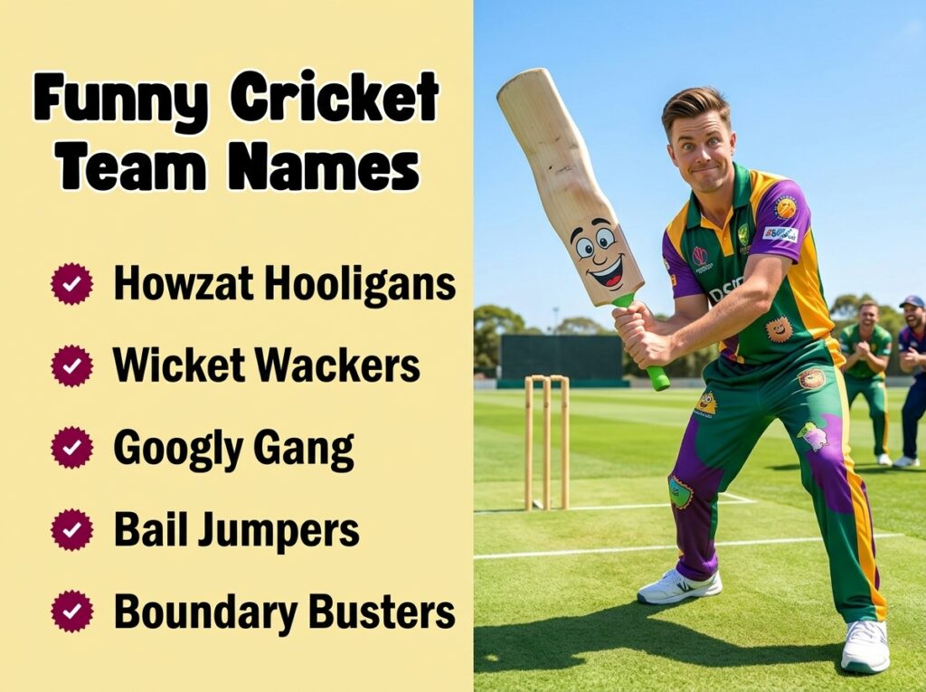 Funny Cricket Team Names