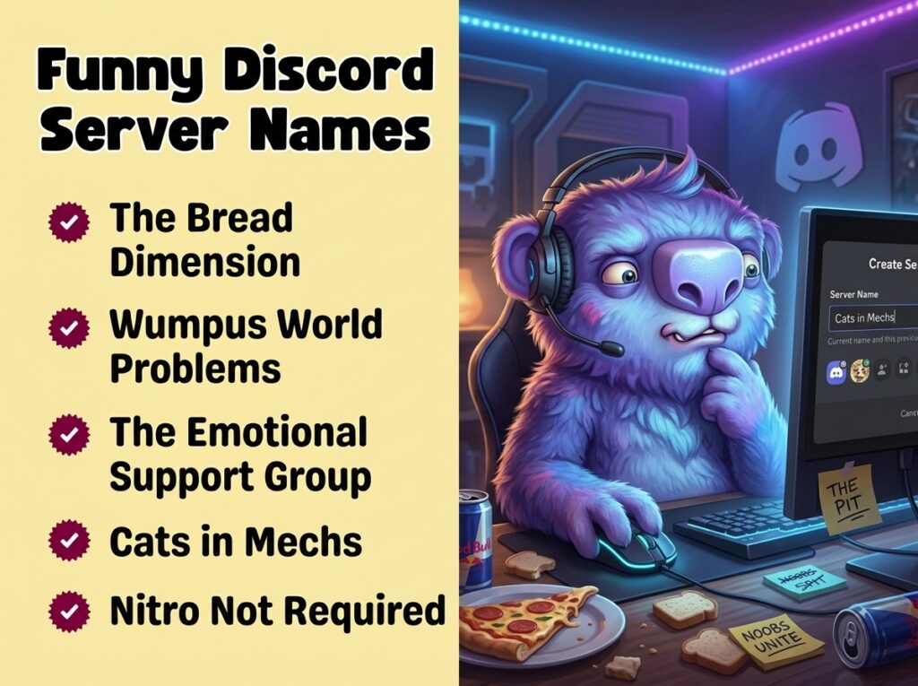 Funny Discord Server Names