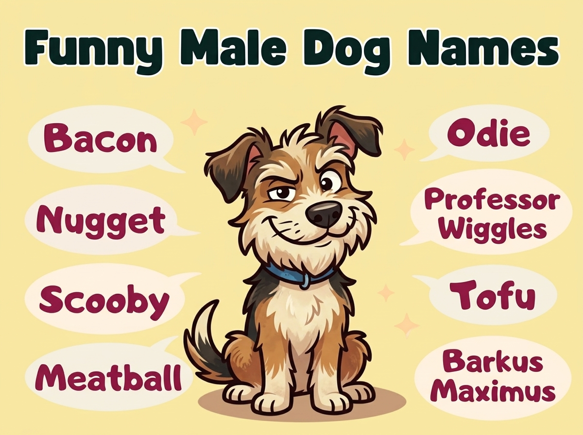 Funny Dog Names Male