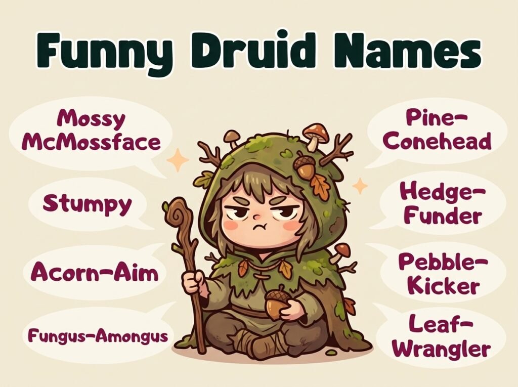 Funny Druid Names