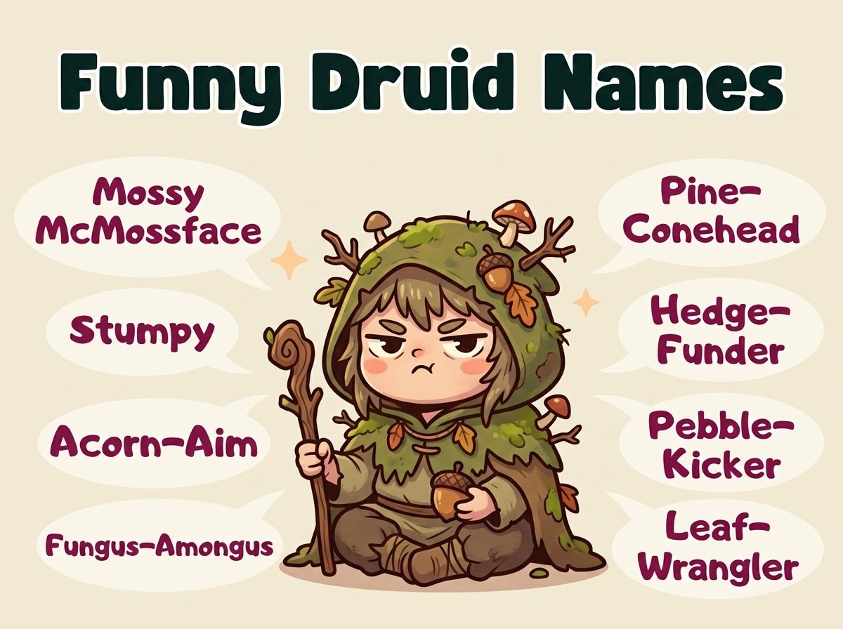 Funny Druid Names