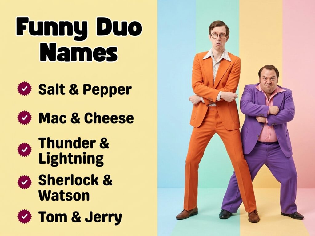 Funny Duo Names