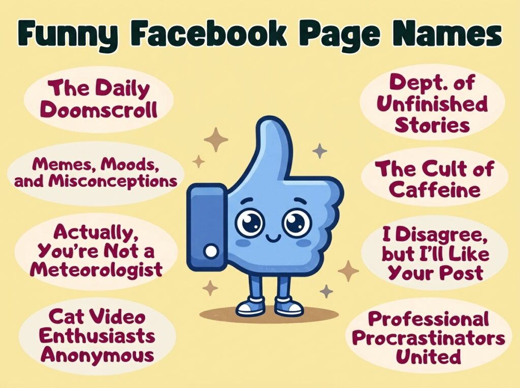 Funny Facebook Page Names
