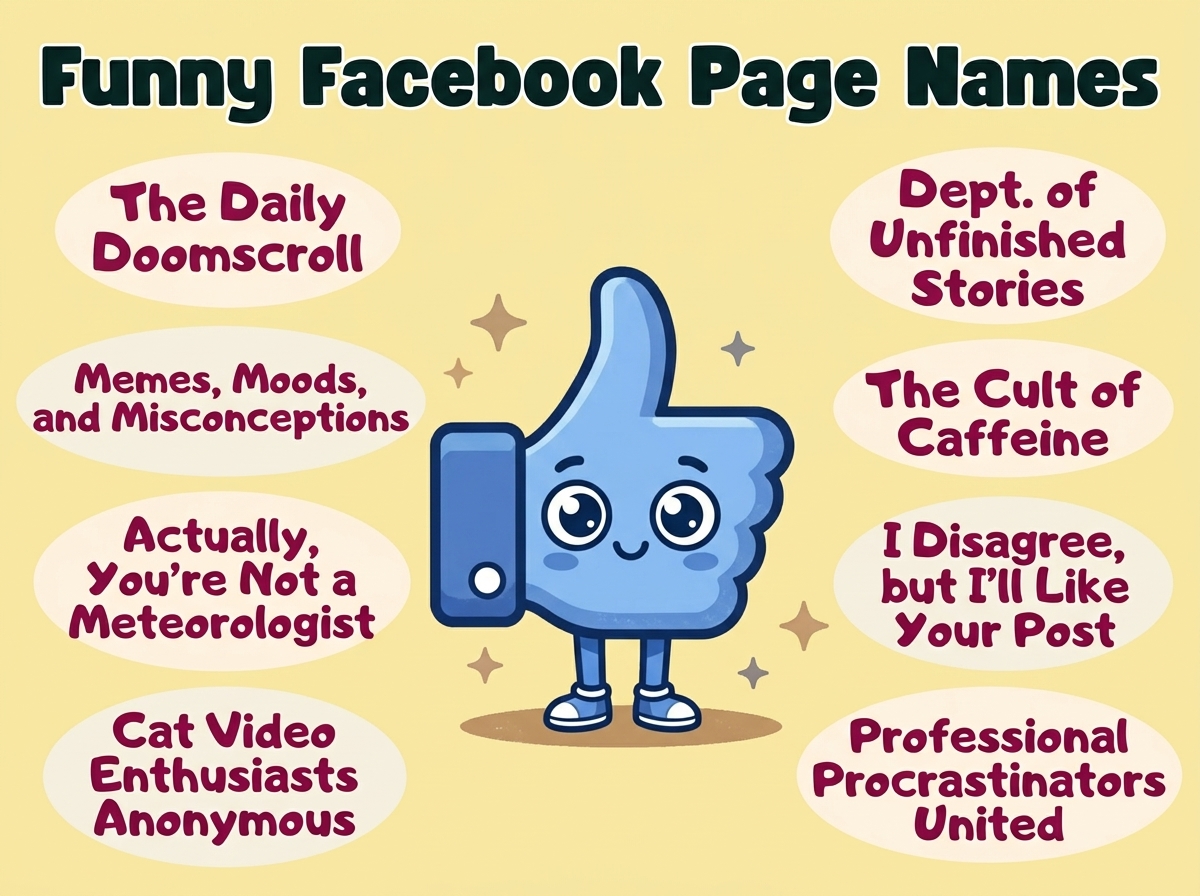 Funny Facebook Page Names