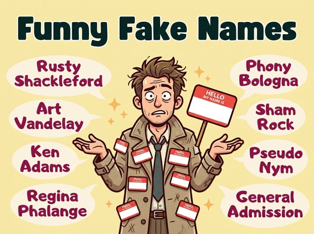 Funny Fake Names