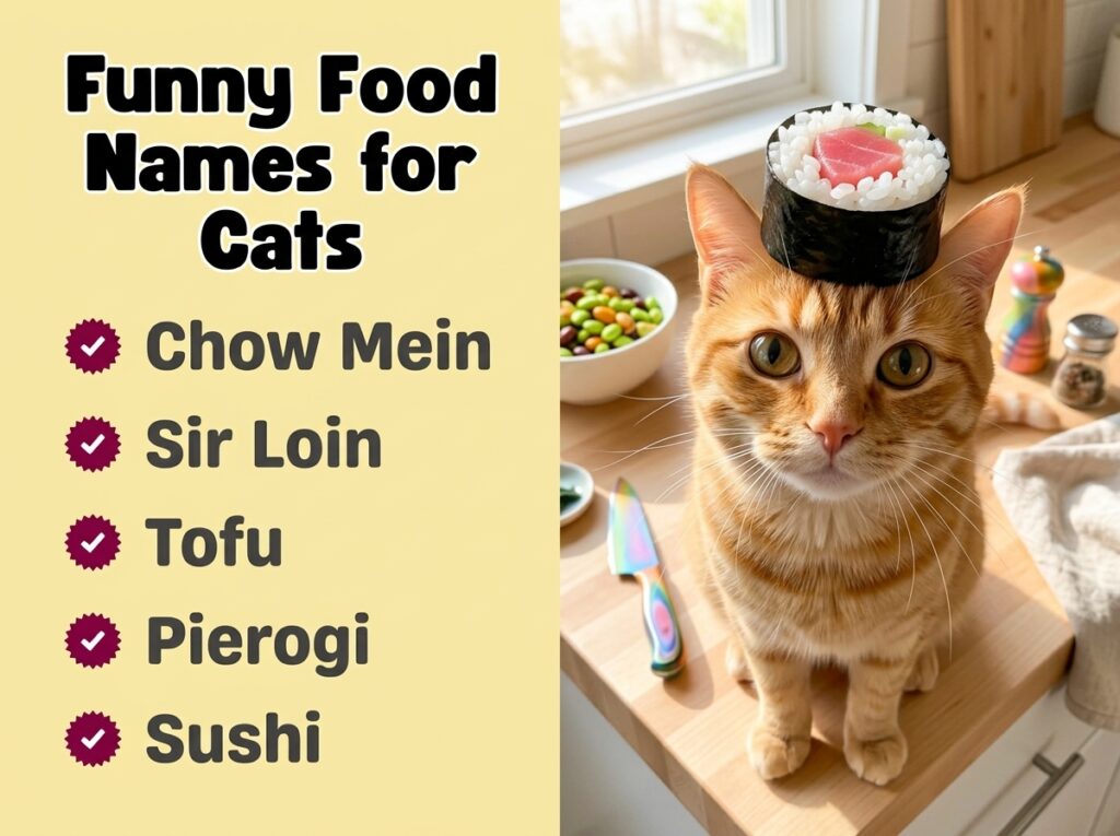 Funny Food Names for Cats