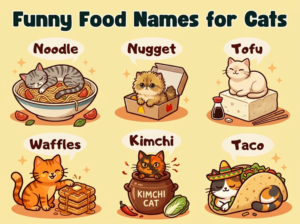 Funny Food Names for Cats