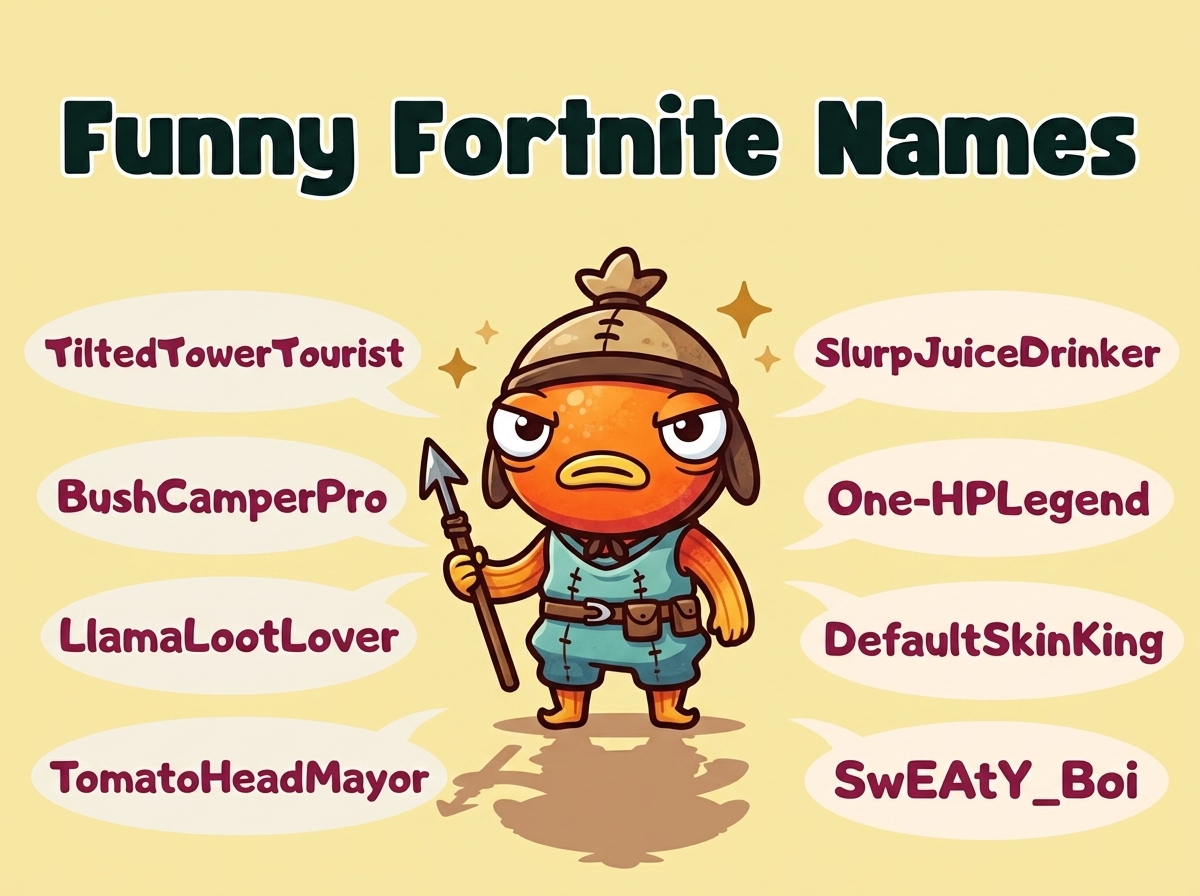 Funny Fortnite Names