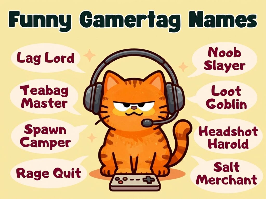 Funny Gamertag Names