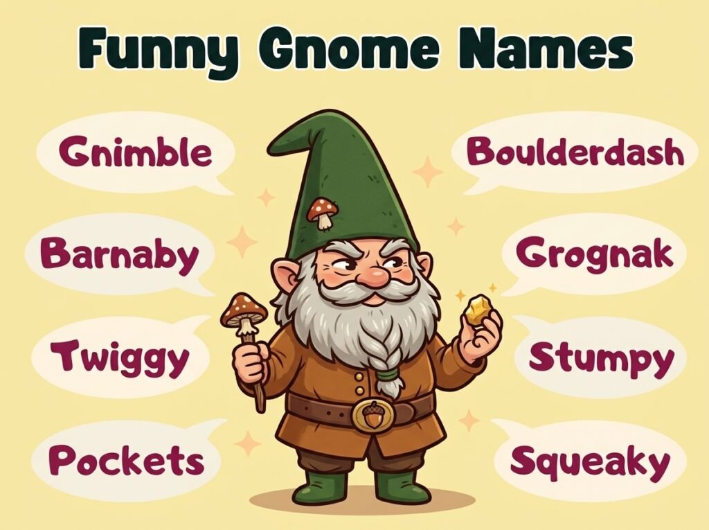 Funny Gnome Names