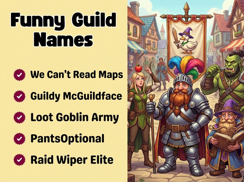 Funny Guild Names