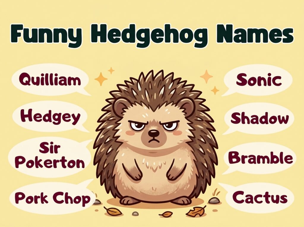 Funny Hedgehog Names