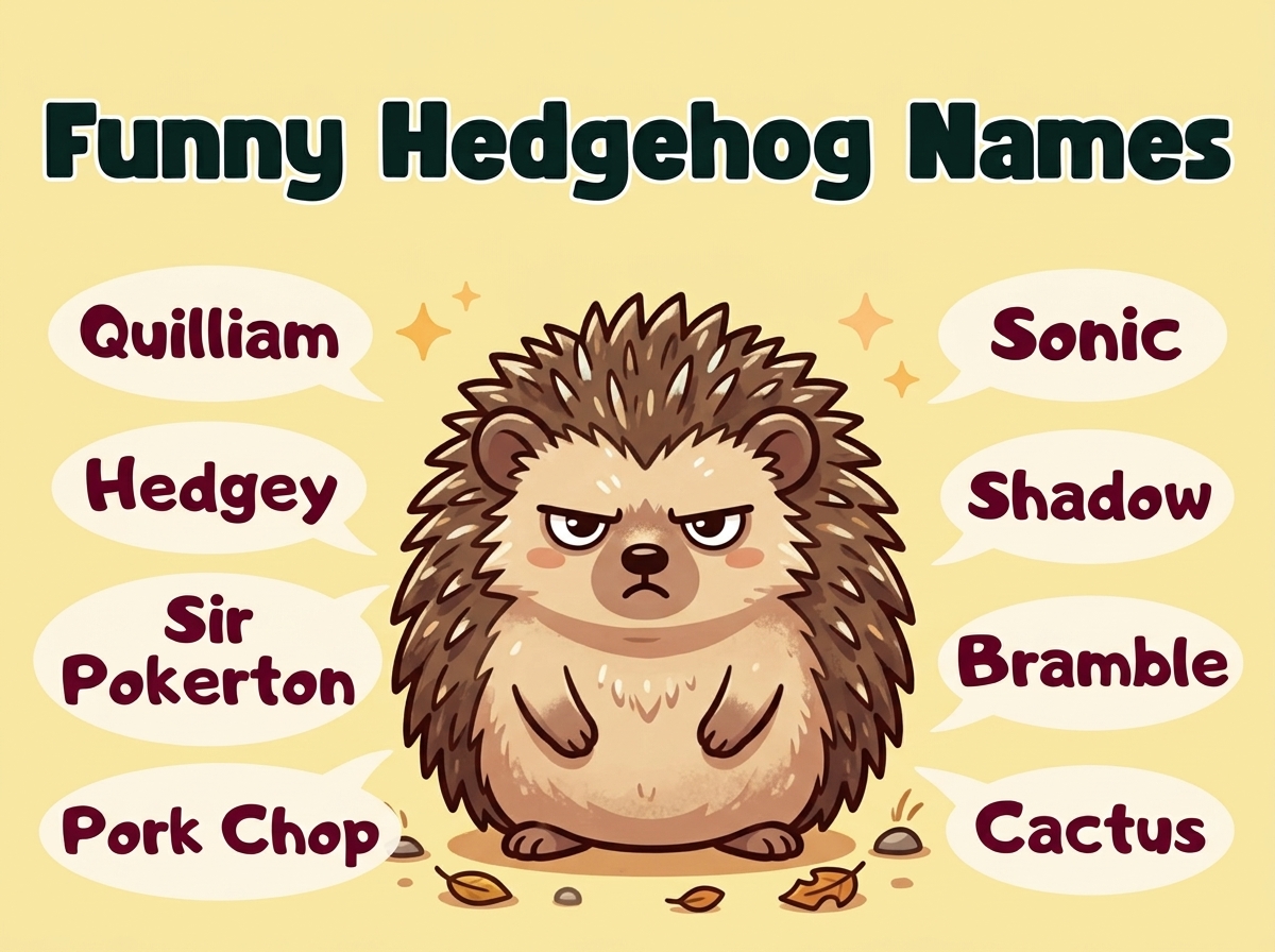 Funny Hedgehog Names