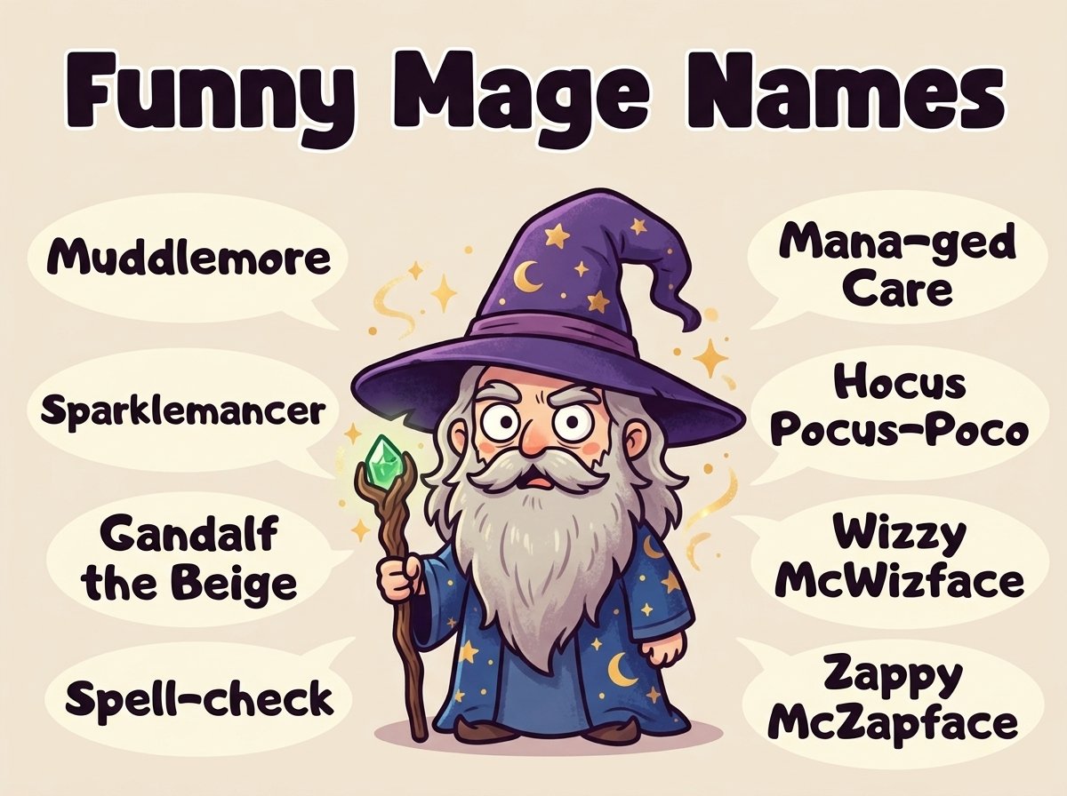 Funny Mage Names