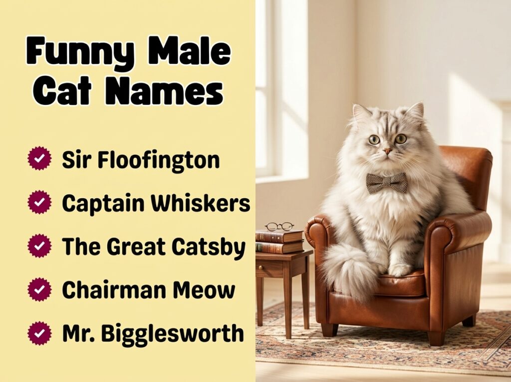 Funny Boy Cat Names