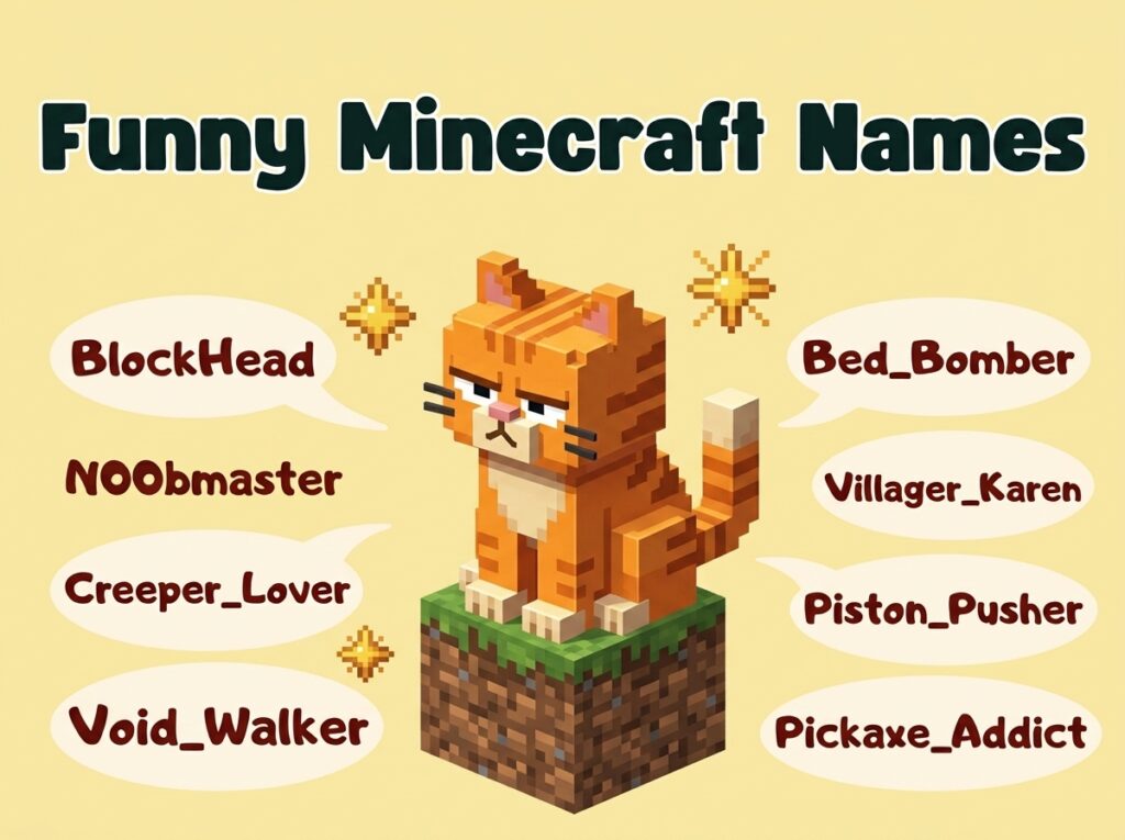 Funny Minecraft Names