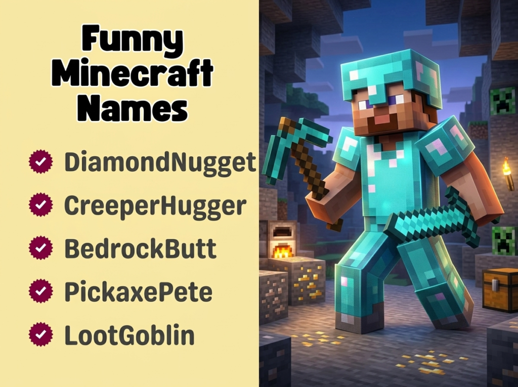 Funny Minecraft Names