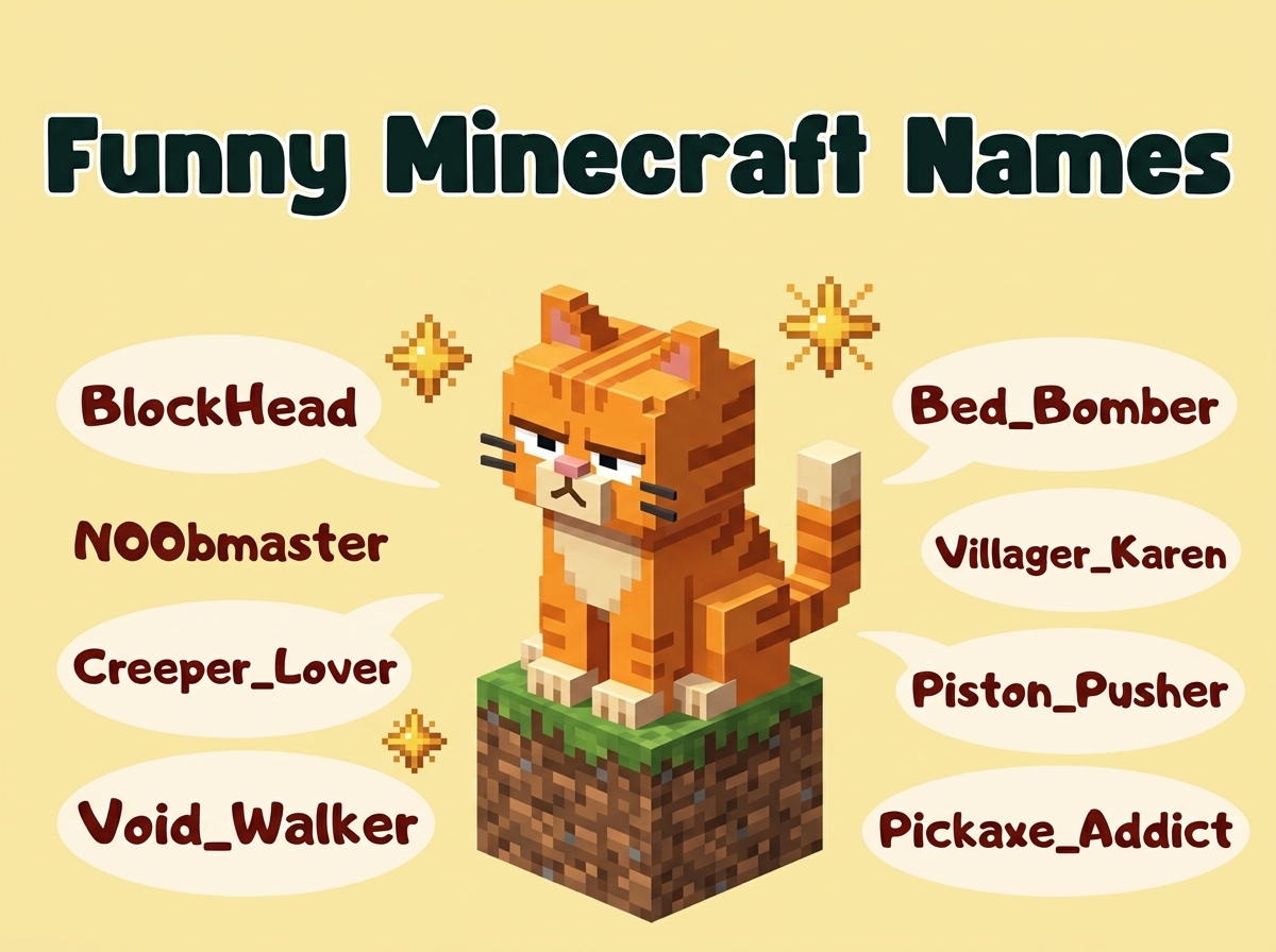 Funny Minecraft Names
