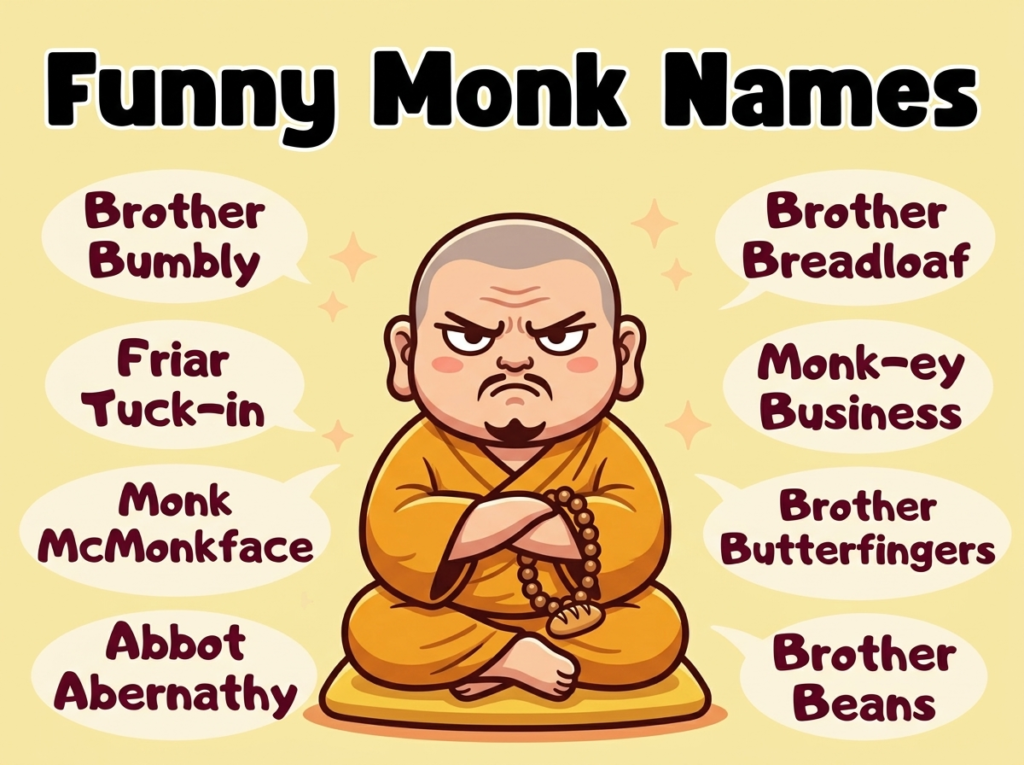 Funny Monk Names