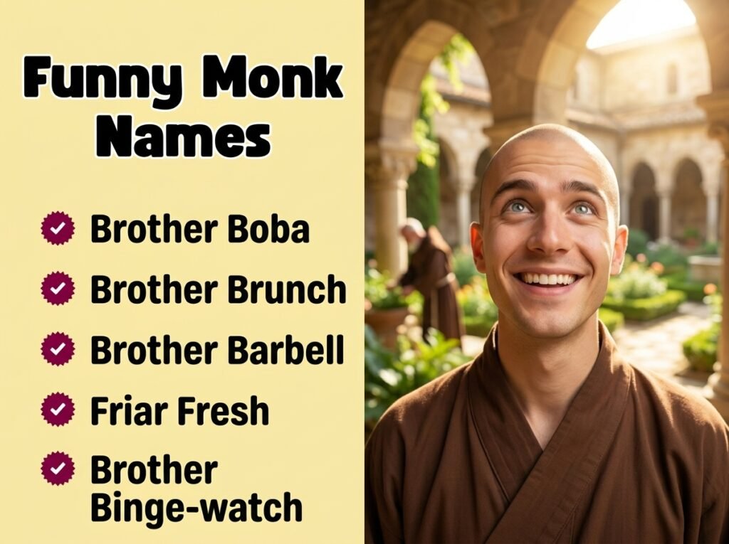 Funny Monk Names