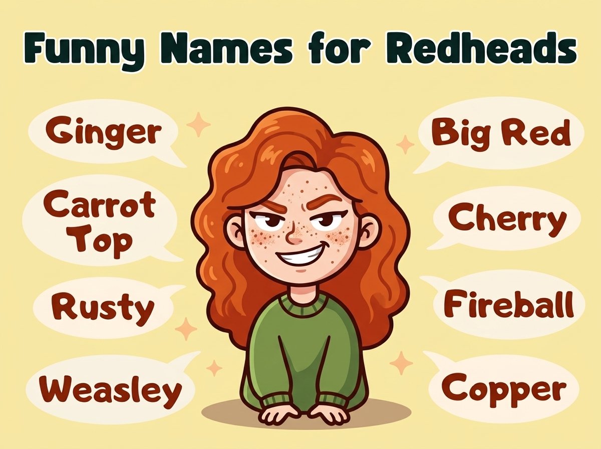 Funny Names for Redheads