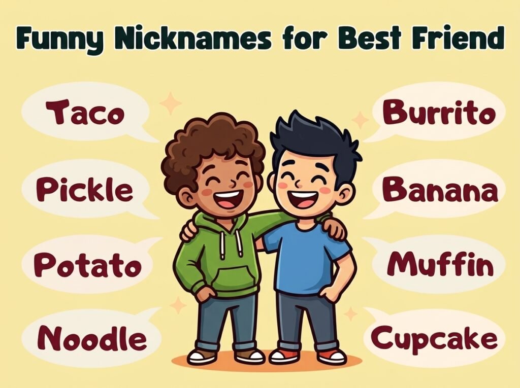 Funny Nicknames for Best Friend
