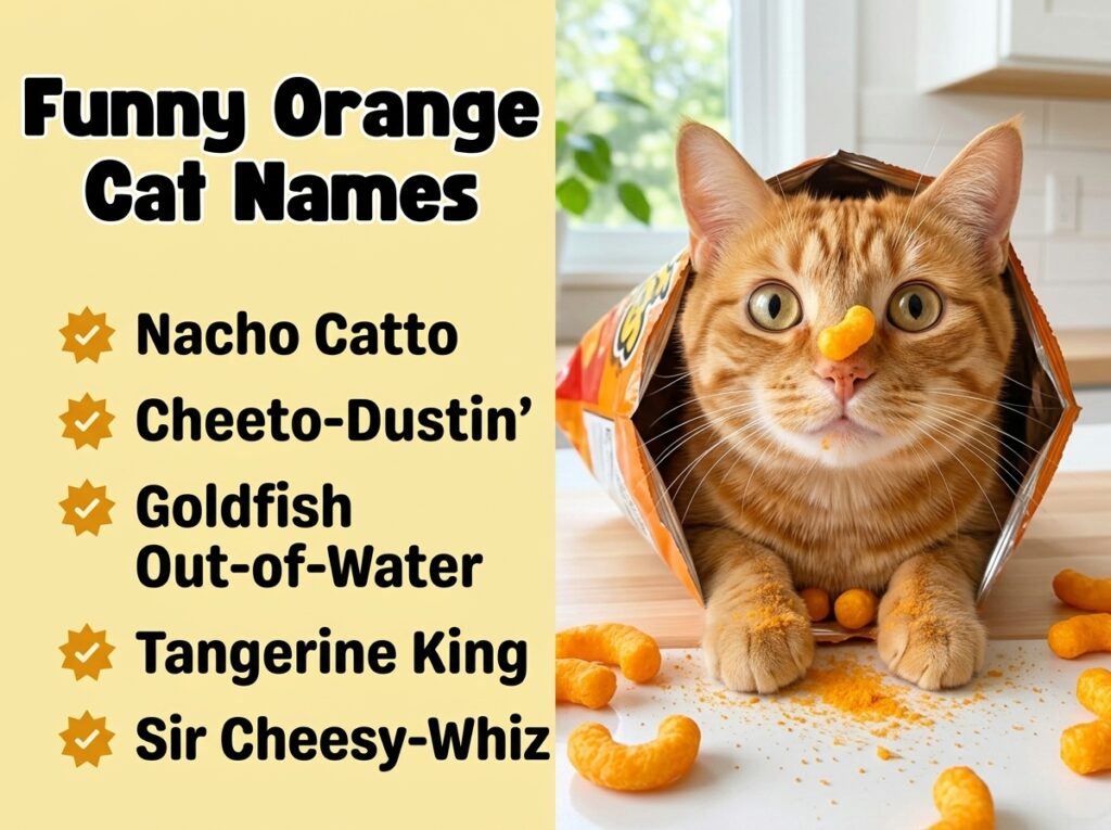 Funny Orange Cat Names