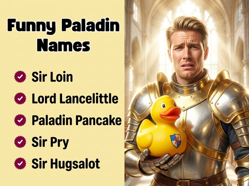 Funny Paladin Names