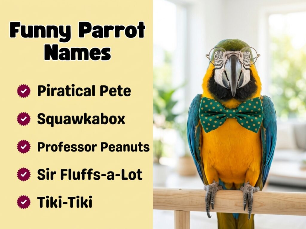 Funny Parrot Names