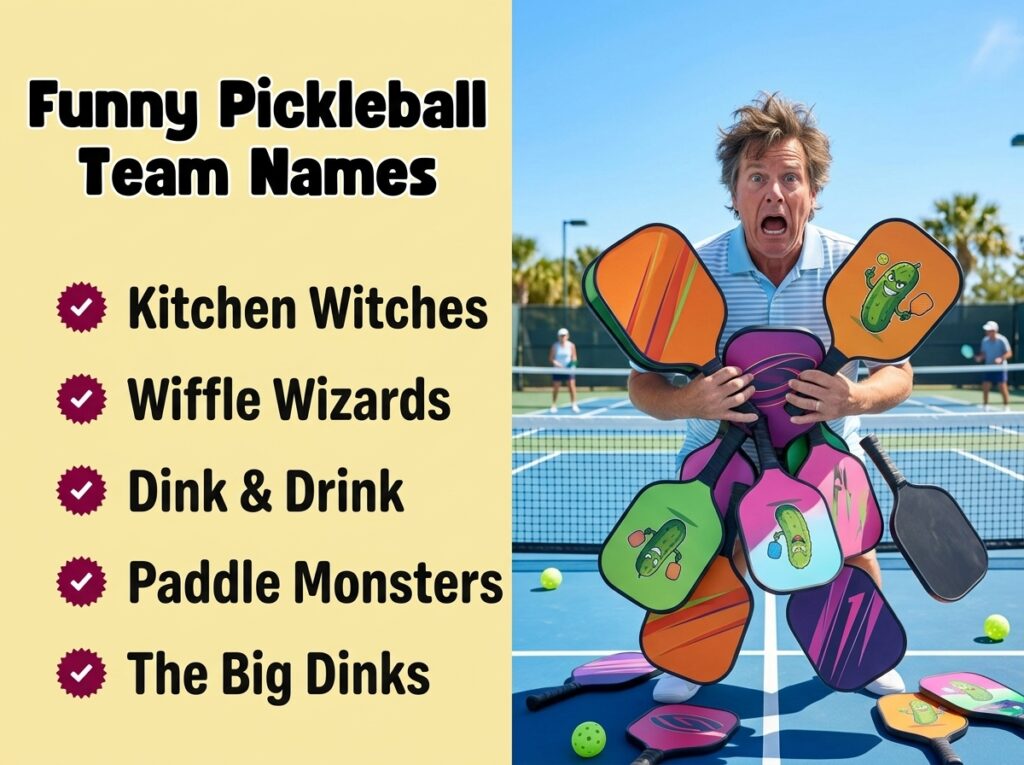 Funny Pickleball Team Names
