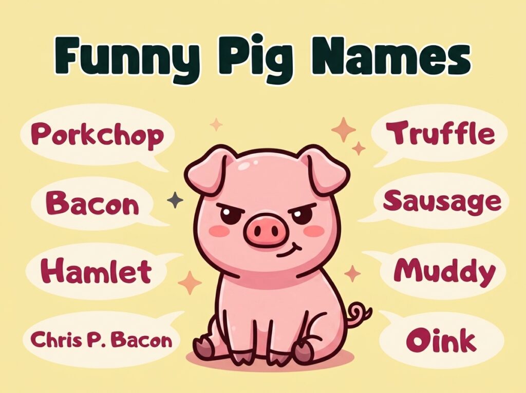 Funny Pig Names