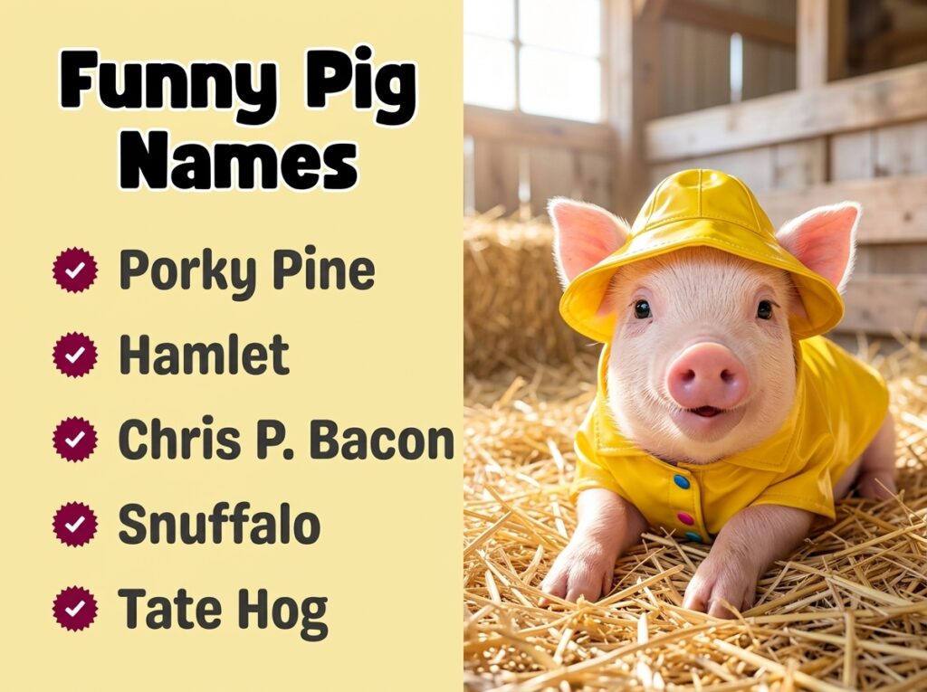 Funny Pig Names