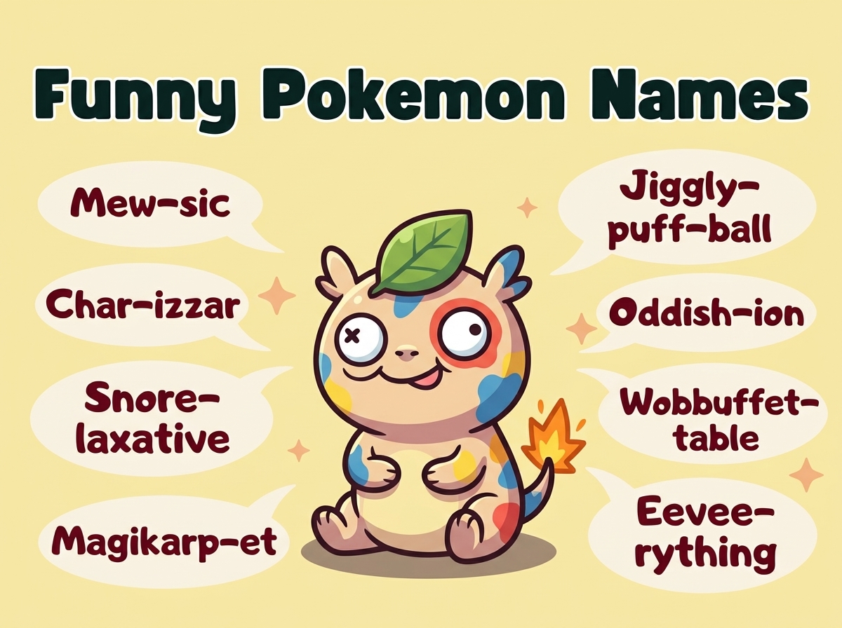 Funny Pokemon Names