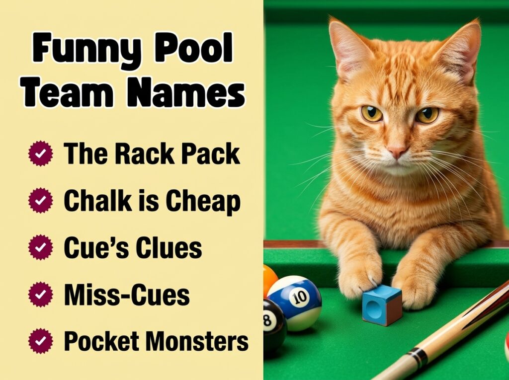 Funny Pool Team Names