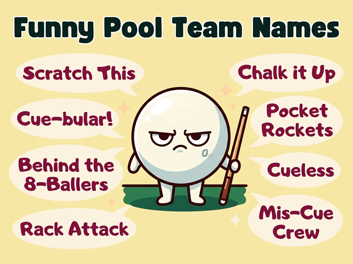 Funny Pool Team Names