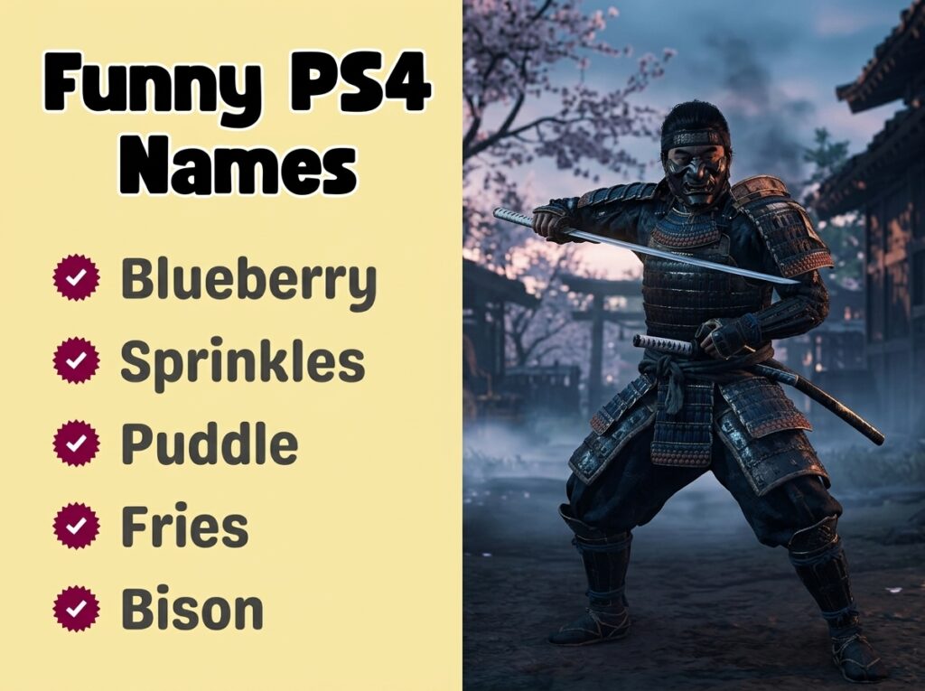 Funny PS4 Names