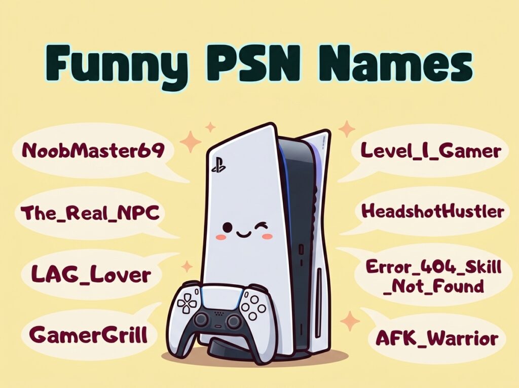 Funny PSN Names