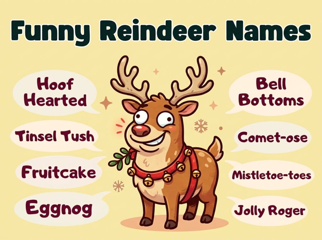 Funny Reindeer Names