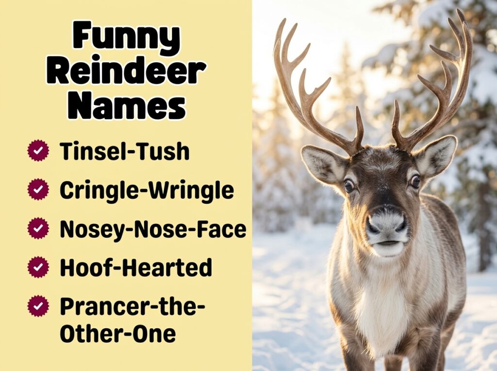Funny Reindeer Names