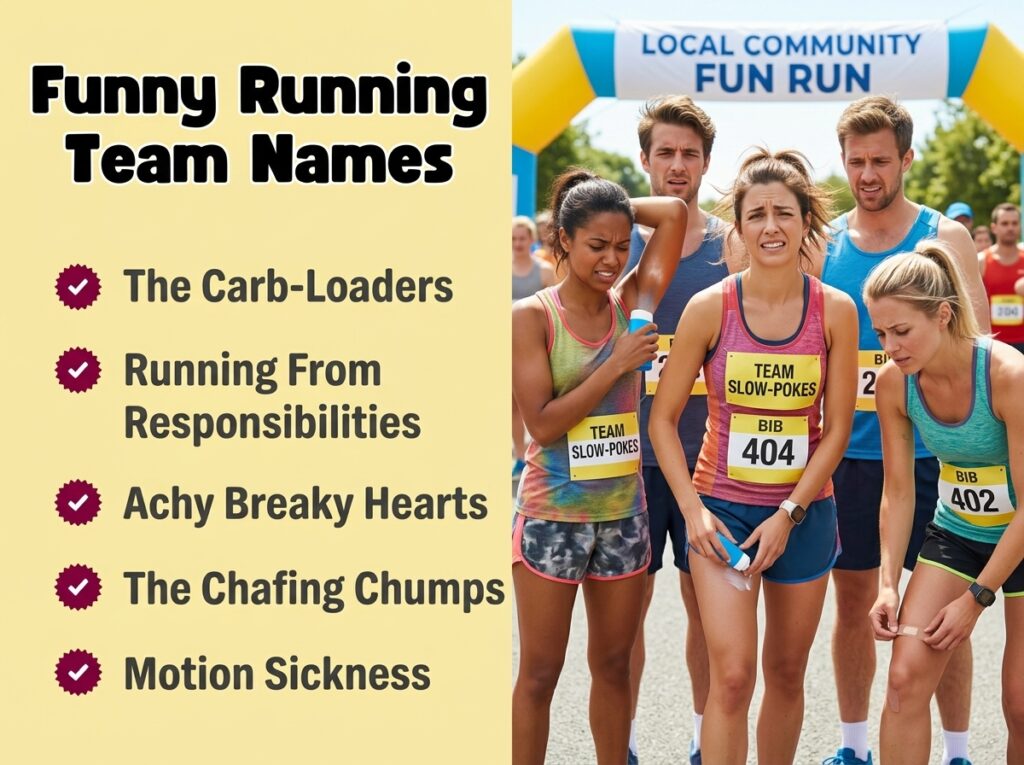 Funny Running Team Names